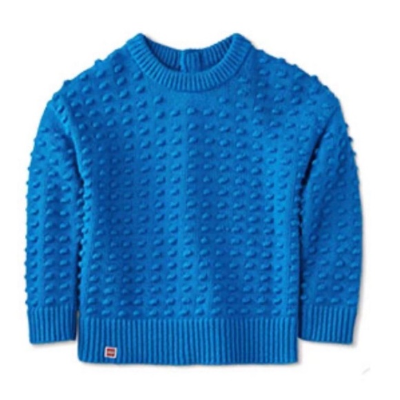 Lego x Target blue sweater EUC Size 2T EUC - Picture 2 of 4